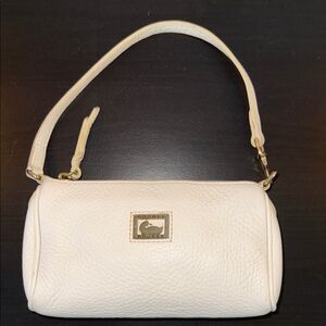 Dooney & Bourke Creamy/White Genuine Leather Small Bag